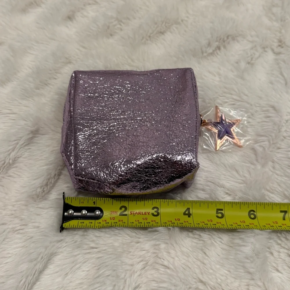 MAC Cosmetics Purple Metallic Makeup Bag